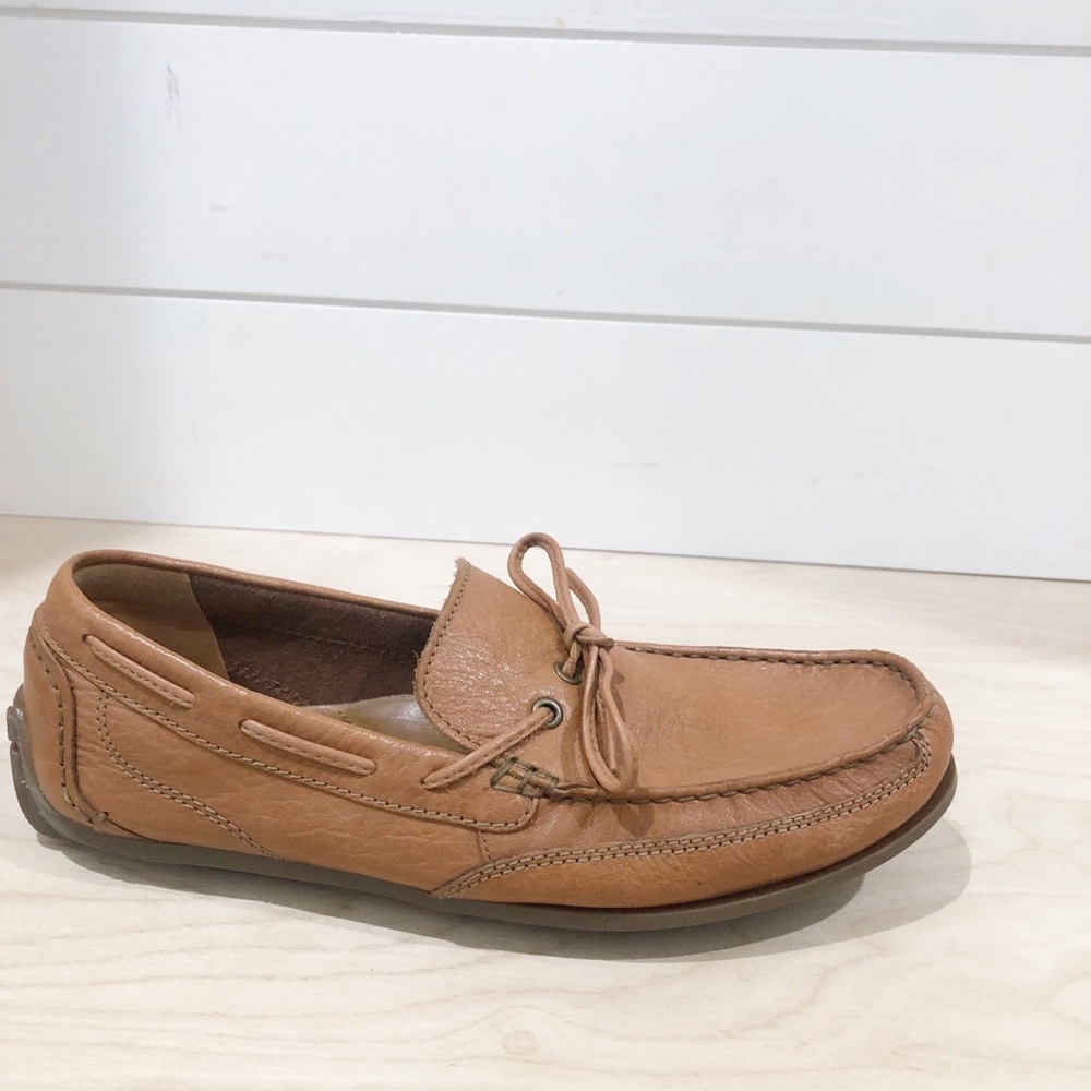 Clarks Men Moccasin light Tan Slip On Casual Shoes Size 8.5 ($) 4480